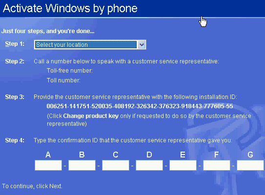 Activate Windows Xp By Phone Key Generator